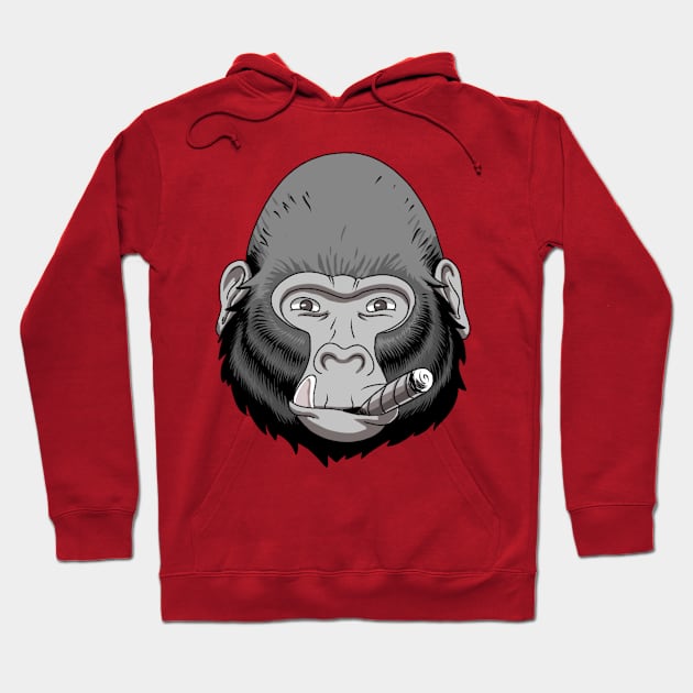 HAPPY GORILLA Hoodie by pnoid